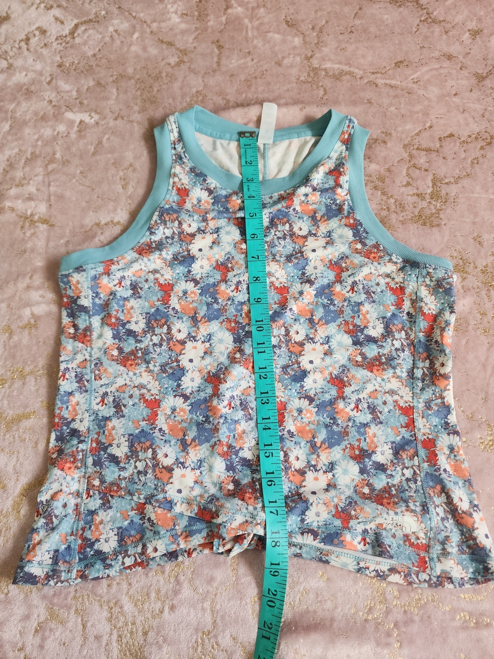 THE NORTH FACE | Floral Print Tank Top with Blue Trim - Women's - Picture 11 of 11